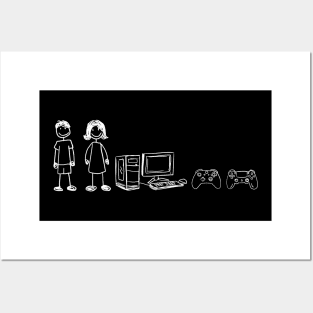 Gamer Family Posters and Art